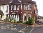 Harvester outside