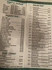 Kirin Sushi menu