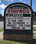 The Original Stavro's Pizza outside