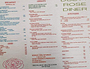 Dusty Rose Diner menu