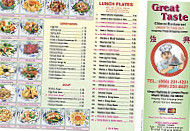 Great Taste Of Maple Shade Llc menu