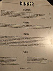 Cotton Rye menu