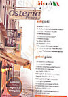 Osteria Penzo menu