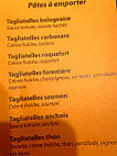 Brasserie De L'ecluse menu