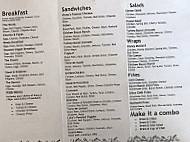 Vinny's Bakery menu