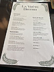 La Voute menu