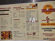 Moon Wings Seafood menu