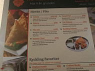 The Masala Box menu