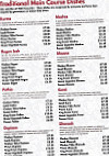 Moghul Brasserie menu