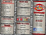 Brick Oven Pizza menu