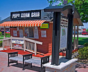 Pop's Corn Crib outside