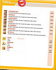 Cap Pizza menu