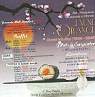 Jaune Orange menu