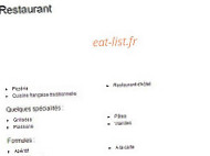 Le Saint Antoine Pizzeria menu