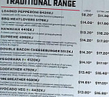 Domino's Pizza menu