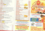 Antica Pizzeria 3 menu