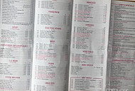 China One menu