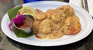 Blue Water Shrimp Seafood Hilton Hawaiian Village food