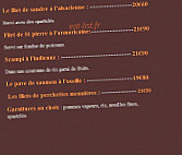 Le Gourmandin menu