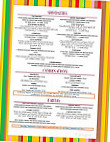 El Amigo Chavez menu