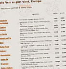 Bella Pizza menu