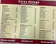 China Village menu