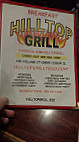 Hilltop N Grill. menu