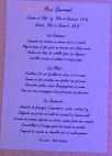 La Barrière de Clichy menu