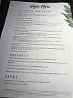 The Cromwell Cottage menu