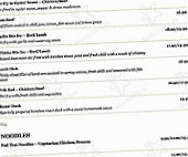 Thai Corner Kitchen menu