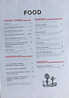 East Of Everything menu