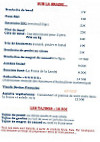 Auberge De La Chesnaie menu