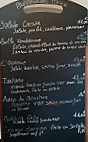 CafÉ MÉlusine menu