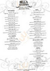 Bella Mamma menu