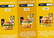 Speed Burger menu