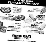 Taco John's menu