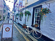 The Tudor Rose Tearooms Garden outside