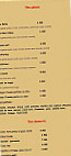 Pizzeria Beausoleil menu