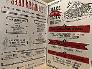 Fasta Pasta menu