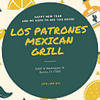 Los Patrones Mexican Grill menu