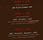 Casa Flavio menu