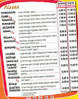 L'Appel a Pizzas menu