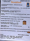 Lite Side Bakery Cafe menu