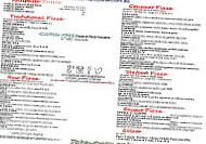 Vulcano Pizzeria menu