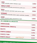 Pizza El Patito menu