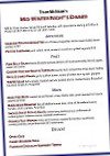 Holly Hill Inn menu