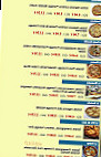 Mailys Pizza menu