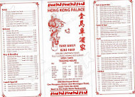 Hong Kong Palace menu