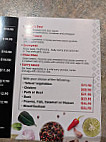 Cobar Thai Restaurant menu