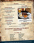 Pub Club menu